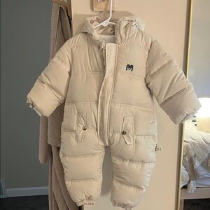 NWOT Cream Puffer Kids Jacket